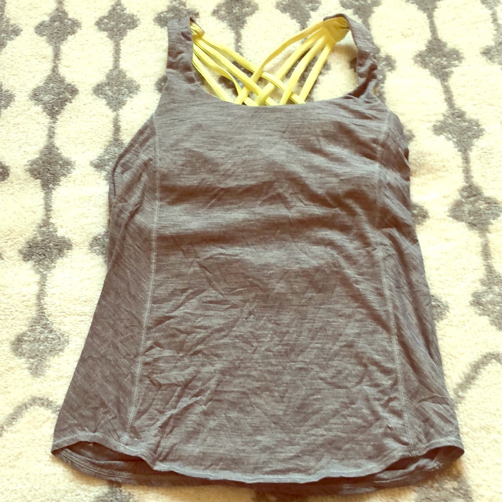 Lululemon tank with built in sports bra